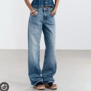 Zara wide leg jeans